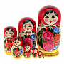Матрешка "Семеновская" 8 мест, фотография 5. Интернет-магазин ЛАВКА ПОДАРКОВ