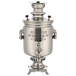 0063365/9л-банка Самовар жаровой ТЕЙЛЕ медальный, никель