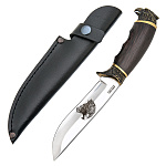 0080220 Оружие сувенирное Нож "Сокол" ,рук-дерево,ножны кожа П/У