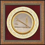 /ФР-3 Златоуст ПАННО "ДОРСТРОЙ" 30*30см в раме РАЗНЫЕ СЮЖЕТЫ