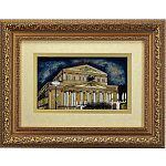 0040457/Т/42*34см  Картина "БОЛЬШОЙ ТЕАТР" в раме ПЕРЛАМУТР