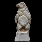 /В303 Изделия из кости Экран "Медведь" Кость кита, 