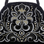 Сумка "Виктория". Черная с вышивкой, фотография 2. Интернет-магазин ЛАВКА ПОДАРКОВ