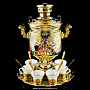 Златоуст Набор чайный "Кольчуга" 6 персон, фотография 1. Интернет-магазин ЛАВКА ПОДАРКОВ