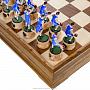 Шахматы деревянные с металлическими фигурами "Баскетбол" 47х47 см, фотография 3. Интернет-магазин ЛАВКА ПОДАРКОВ