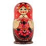 Матрешка "Вятка" 5 мест, фотография 2. Интернет-магазин ЛАВКА ПОДАРКОВ