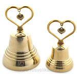 0015423/№4 Бронза КОЛОКОЛЬЧИК "СЕРДЦЕ" 