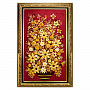 Картина янтарная "Букет цветов" 80х140 см, фотография 1. Интернет-магазин ЛАВКА ПОДАРКОВ