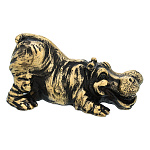 0072077 Бронза Статуэтка  "БЕГЕМОТ" 7*3,5*6,5см 