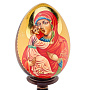 Пасхальное яйцо на подставке "Владимирская Божья Матерь", фотография 2. Интернет-магазин ЛАВКА ПОДАРКОВ