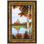 300187 НП-Картина Янтарная "ПЕЙЗАЖ" (баг.20*29 см/ полот.15*24 см)