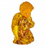 Статуэтка из янтаря "Ангел, молящийся на коленях", фотография 2. Интернет-магазин ЛАВКА ПОДАРКОВ