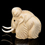 Скульптура "Мамонт" (кость кита, бивень мамонта), фотография 1. Интернет-магазин ЛАВКА ПОДАРКОВ
