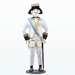 0029756 Кукла "Адмирал. Военный мундир 2-я пол.18в.Россия" (1568)