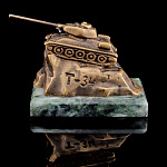 11591 Бронза Скульптура "Легендарный Т-34" на отвале