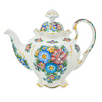Чайник "Семейный". Гжель в цвете