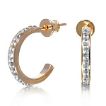 0062468-2,82-полозота  Серебро 925 СЕРЬГИ  821732 сваровски 