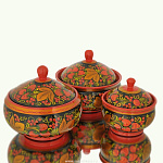 0020289/15,5*17см Хохлома САХАРНИЦА 15,5*17см в ассортименте