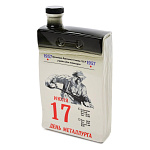 0033366 Гжель Штоф "Календарь. ДЕНЬ МЕТАЛЛУРГА" с изображением в ПУ