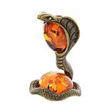 0045556/313 Сувенир Змейка кобра-2 Сувенир (коньячный)