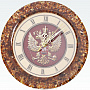 Часы "Герб" Янтарь , фотография 1. Интернет-магазин ЛАВКА ПОДАРКОВ