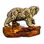 Статуэтка с янтарем "Бурый медведь", фотография 3. Интернет-магазин ЛАВКА ПОДАРКОВ