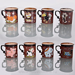 0030484 Керамическая кружка "ЖИРАФЫ" ,h=10,250мг