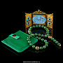 Подарочный набор с четками из нефрита "Мусульманский". Златоуст, фотография 5. Интернет-магазин ЛАВКА ПОДАРКОВ