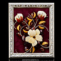 Панно янтарное "Лилии", фотография 1. Интернет-магазин ЛАВКА ПОДАРКОВ