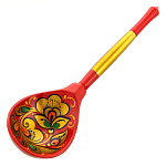 00427722/6*18см ЛОЖКА ПОДАРОЧНАЯ столовая 6*18см КУДРИНА ЦАРСКАЯ красная