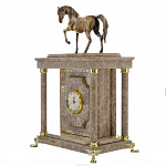 Часы - сейф из камня "Лошадь"