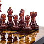 Шахматы с инкрустацией и фигурами из янтаря 30х30 см, фотография 5. Интернет-магазин ЛАВКА ПОДАРКОВ