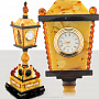 Часы каминные "Фонарь" (с двумя часовыми механизмами), фотография 2. Интернет-магазин ЛАВКА ПОДАРКОВ