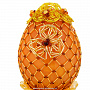 Яйцо пасхальное из янтаря "Цветы", фотография 2. Интернет-магазин ЛАВКА ПОДАРКОВ