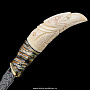 Нож сувенирный с рукоятью из кости "Кутх" на подставке, фотография 4. Интернет-магазин ЛАВКА ПОДАРКОВ