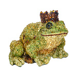 0063271-НП Изделия из янтаря СКУЛЬПТУРА "ДЕНЕЖНАЯ ЛЯГУШКА" на подставке  25*21*16см