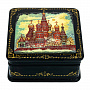 Шкатулка с художественной росписью "Храм Василия Блаженного", фотография 2. Интернет-магазин ЛАВКА ПОДАРКОВ