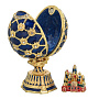Пасхальное яйцо "Решетка с собором". Традиции Фаберже, фотография 3. Интернет-магазин ЛАВКА ПОДАРКОВ
