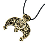 0069789 Микляихское литье КУЛОН-ОБЕРЕГ "ЛУННИЦА" О-16А