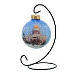 Елочный шар с ручной росписью "Санкт-Петербург. Исаакиевский собор"