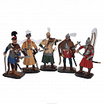 Оловянная миниатюра "Польские шляхтичи" набор из 5 фигур