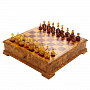 Шахматы в ларце из березового капа с янтарными фигурами, фотография 8. Интернет-магазин ЛАВКА ПОДАРКОВ