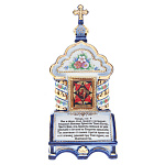0055388 Гжель КИОТ настольный "БМ "Неопалимая купина" 10*22см К17