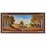 0072645 Картина (янтарная крошка)  ПЕЙЗАЖ №8 51*111 см