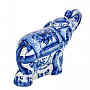 Фарфоровая статуэтка "Слон". Гжель, фотография 4. Интернет-магазин ЛАВКА ПОДАРКОВ