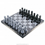 Шахматы из натурального камня 40х40 см, фотография 1. Интернет-магазин ЛАВКА ПОДАРКОВ