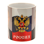 0065107 Сувенир Кружка "ПУТИН. ГЕРБ"