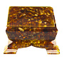 Шкатулка квадратная из янтаря, фотография 2. Интернет-магазин ЛАВКА ПОДАРКОВ