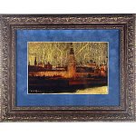 0046629/50*40см КАРТИНА сус.золото КРЕМЛЕВСКАЯ НАБЕРЕЖНАЯ 1034-50-blu (золото желтое)кор.-дуб