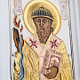 Настенная икона "Святой Спиридон Тримифунтский" 7х8,5 см, фотография 3. Интернет-магазин ЛАВКА ПОДАРКОВ